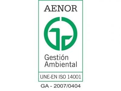 Certificado ambiental AENOR